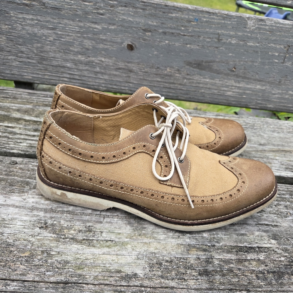 G.H. Bass & Co. Two-Tone Brown Oxford Shoes